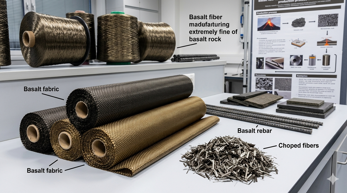 Sustainable Growth of Basalt Fibers